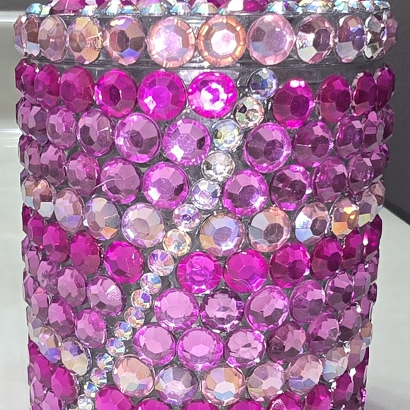 Pink Rhinestone Trinket Box - Picture 4 of 4